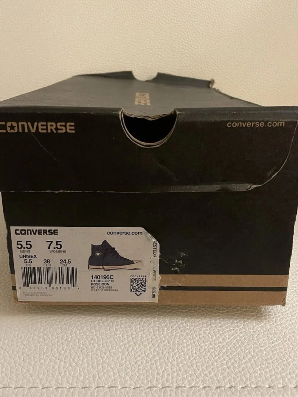 Converse Chuck Taylor All Star Poseidon Zip Unisex M5.5 W7.5 - Picture 9 of 10
